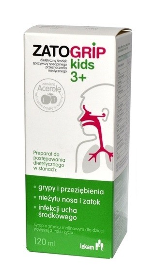 Zatogrip Kids 3+ Syrop 120 ml
