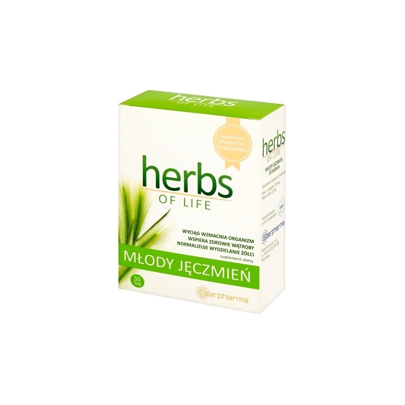 Herbs of Life Młody Jęczmień 30 Tabletek