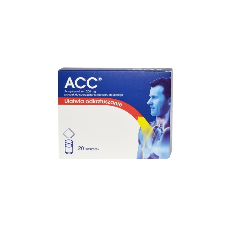 ACC Max 200mg 20torebek x 3g.