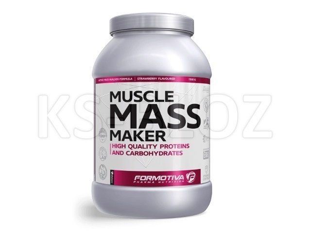 FORMOTIVA MUSCLE MASS MAKER strawberry flavoured