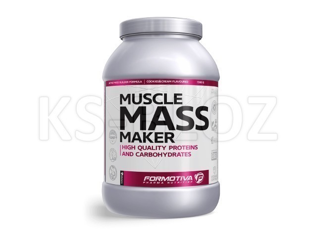 FORMOTIVA MUSCLE MASS MAKER cookies&cream flavoured