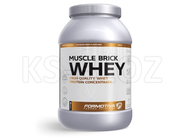 FORMOTIVA MUSCLE BRICK WHEY cookies&cream flavoured