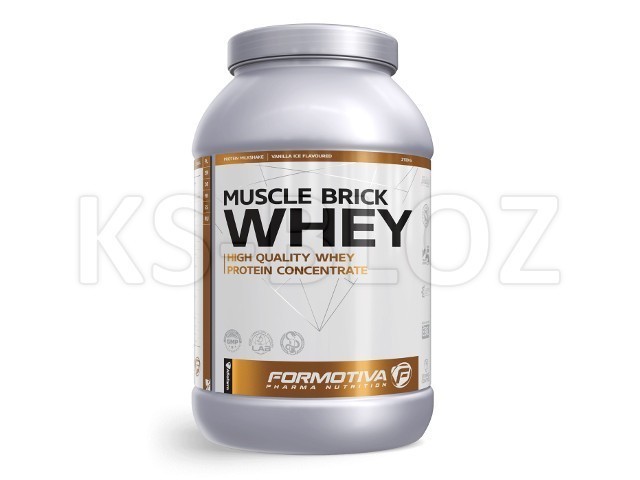 FORMOTIVA MUSCLE BRICK WHEY vanilla ice flavoured