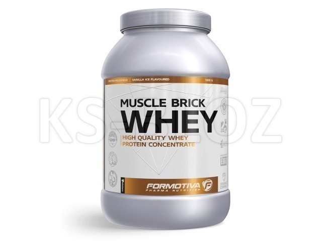 FORMOTIVA MUSCLE BRICK WHEY vanilla ice flavoured