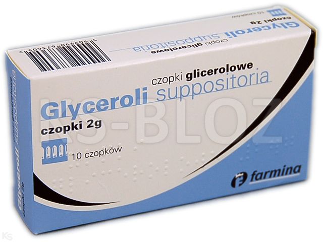 Czopki glicerolowe
