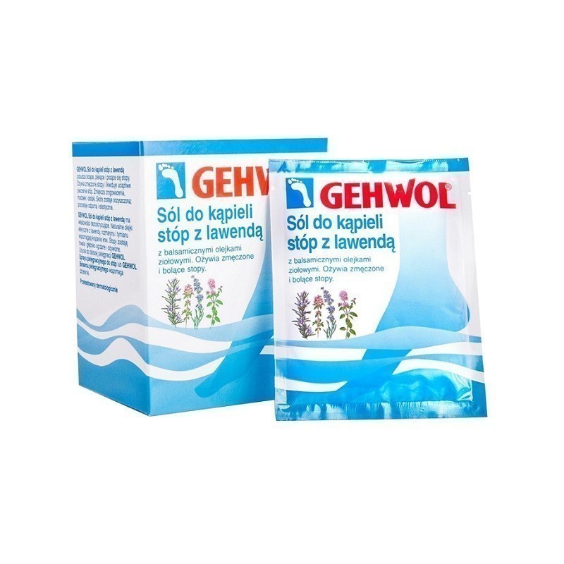 Gehwol Sól ziołowa z lawendą do kąpieli stóp 10x20 g