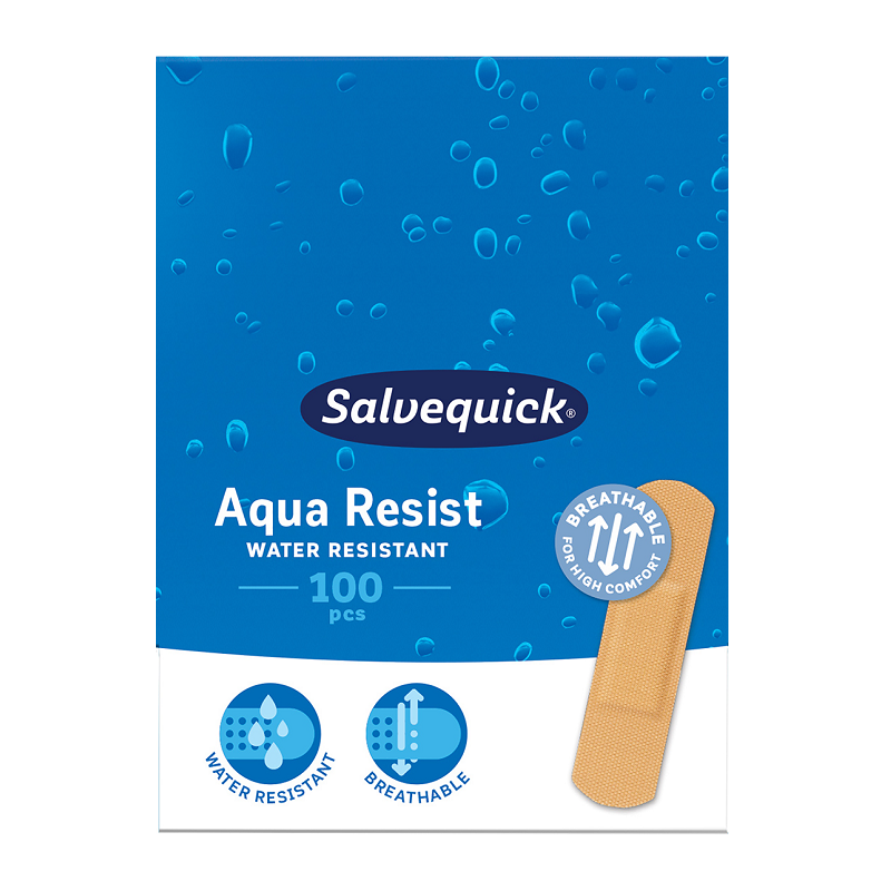 Plastry Salvequick Aqua Resist Small 100 szt.