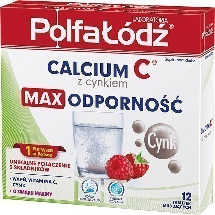 Laboratoria PolfaŁódź Calcium C Max Odporność z cynkiem