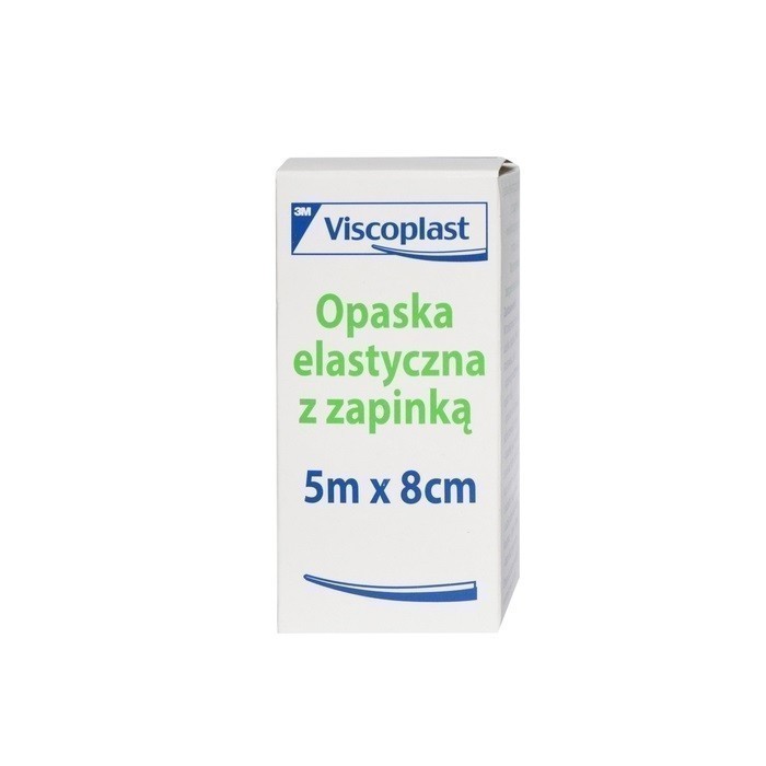 Viscoplast Bandaż elastyczny z zapinką 5m x 8cm 1 szt.