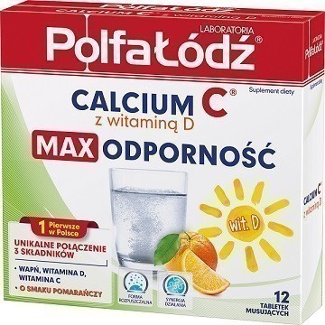 Laboratoria PolfaŁódź Calcium C Max Odporność z witaminą D