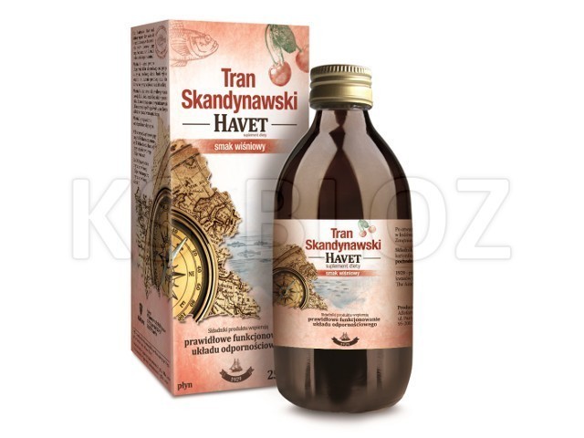 Tran Skandynawski HAVET wiśniowy