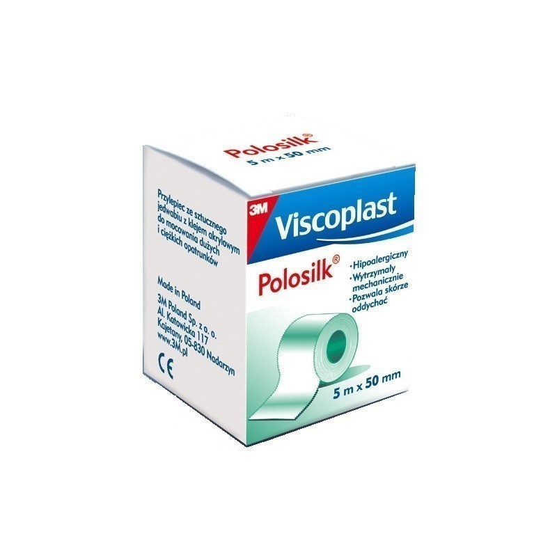 Przylepiec Polosilk 5m x 50mm