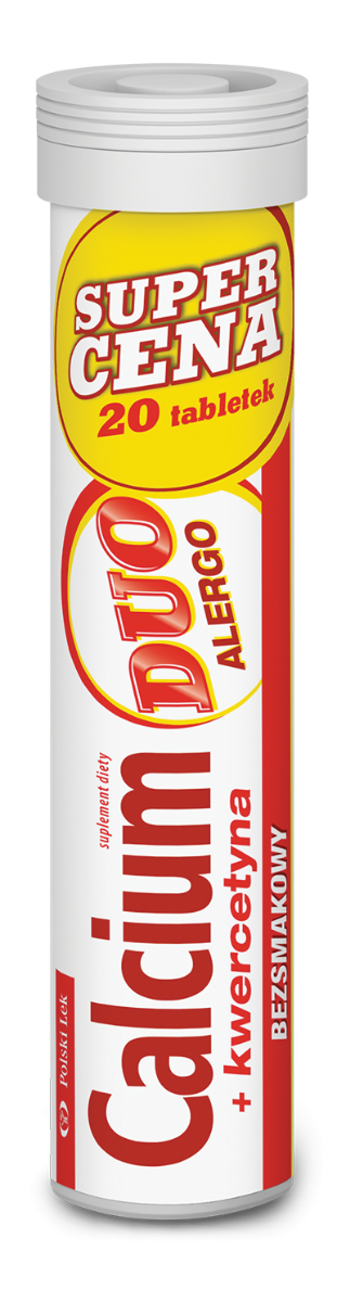 Calcium Duo Alergo 20 Tabletek Musujących