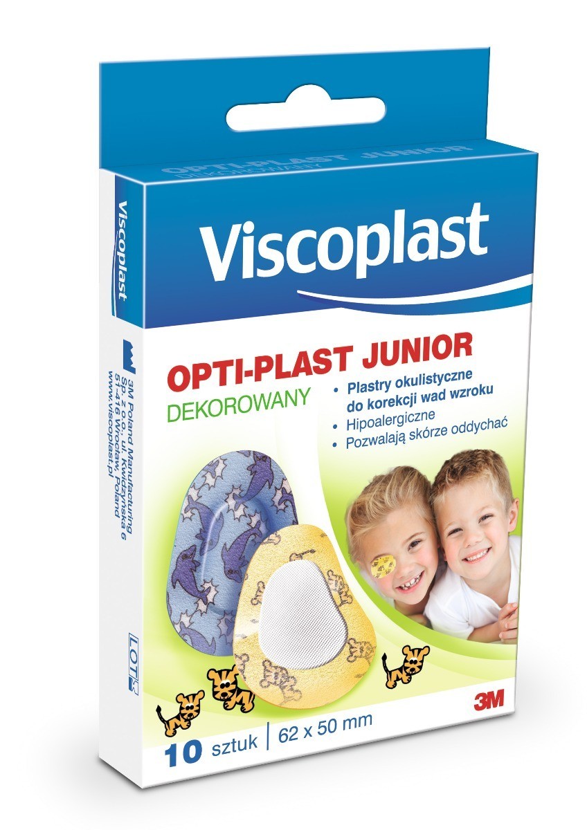 Plastry Opti - plast Junior, dekorowany