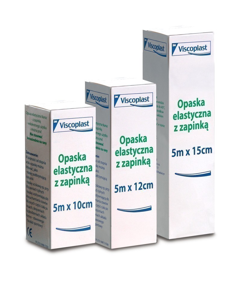Bandaż elastyczny z zapinką 5m x 10cm