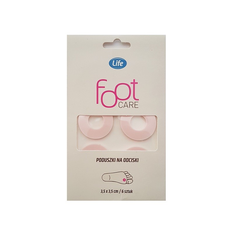 Life Foot poduszki na odciski 3,5x3,5 cm 6 szt.