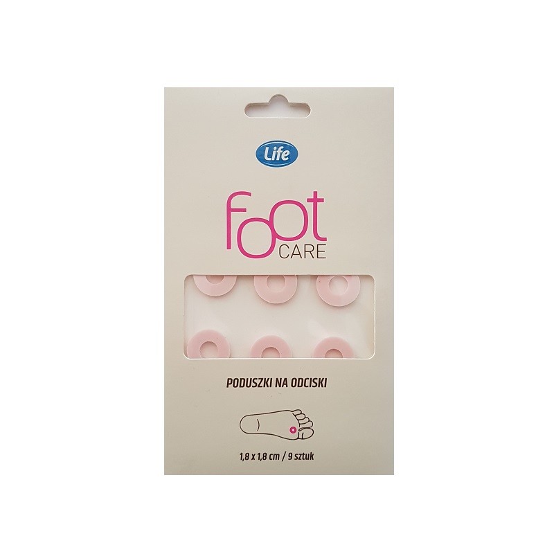 Life Foot poduszki na odciski 1,8x1,8cm 9 szt.