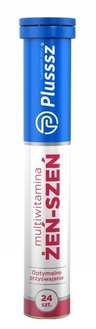 Plusssz Żeń-Szeń Multiwitamina 24 tabletki musujące