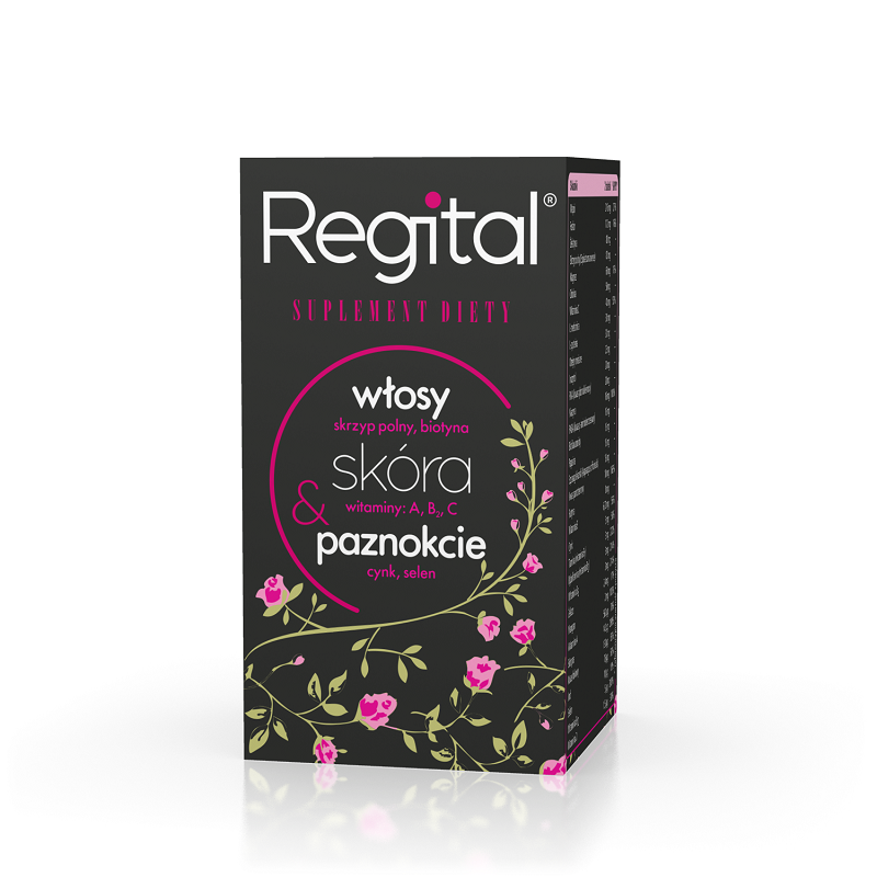 Regital Włosy, skóra, paznokcie 60 Tabletek