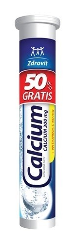 Zdrovit Calcium z Witaminą C 20 Tabletek Musujących