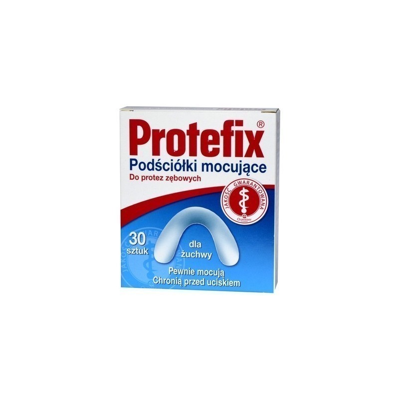 Protefix Podściólki mocujące do żuchwy 30 Sztuk
