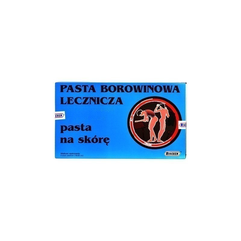 Pasta Borowinowa Lecznicza Plaster 5 szt.