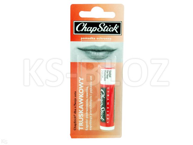 CHAPSTICK STRAWBERRY Pomadka trusk.(czerw.)