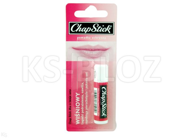 CHAPSTICK CHERRY Pomadka wiśn./różowa/