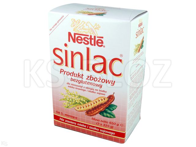 NESTLE SINLAC Odżyw.zboż. b/glut.od 5m-ca