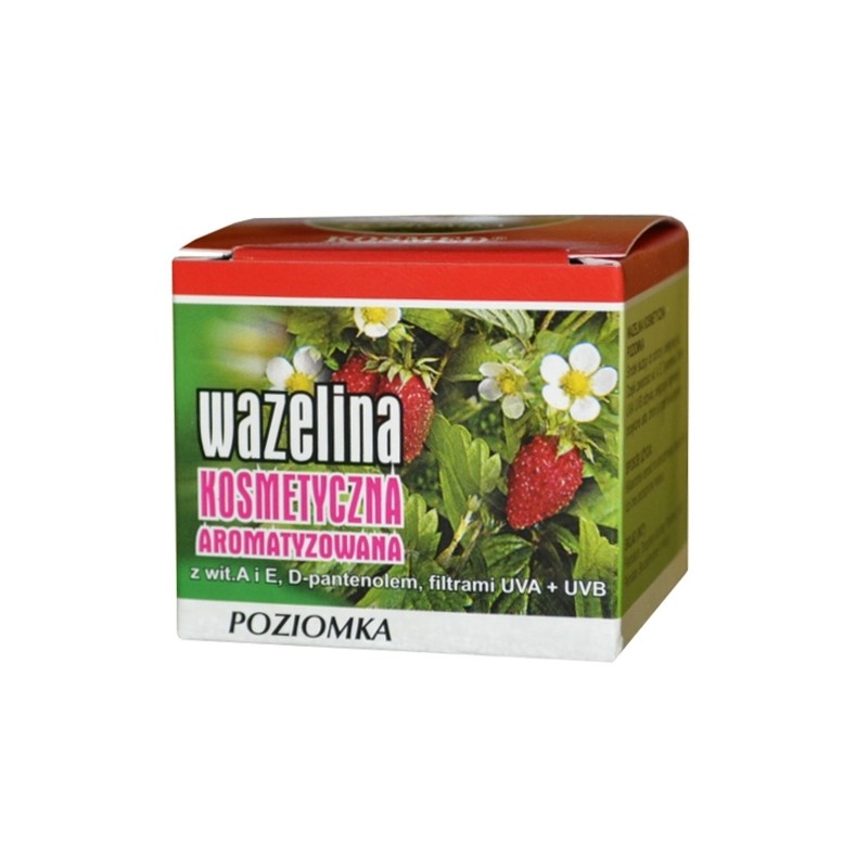 Wazelina kosmetyczna do ust poziomkowa
