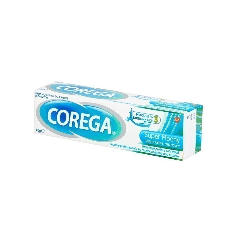 Corega Super Mocny Delikatnie Miętowy 40 g