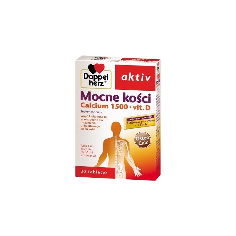 Doppelherz aktiv Mocne kości Calcium 1500+Vit.D3
