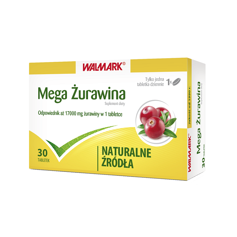 Mega Żurawina 30 Tabletek