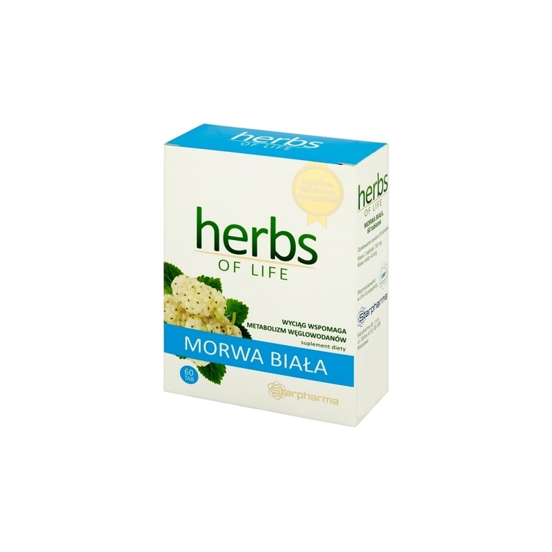 Herbs of Life Morwa Biała 60 Tabletek