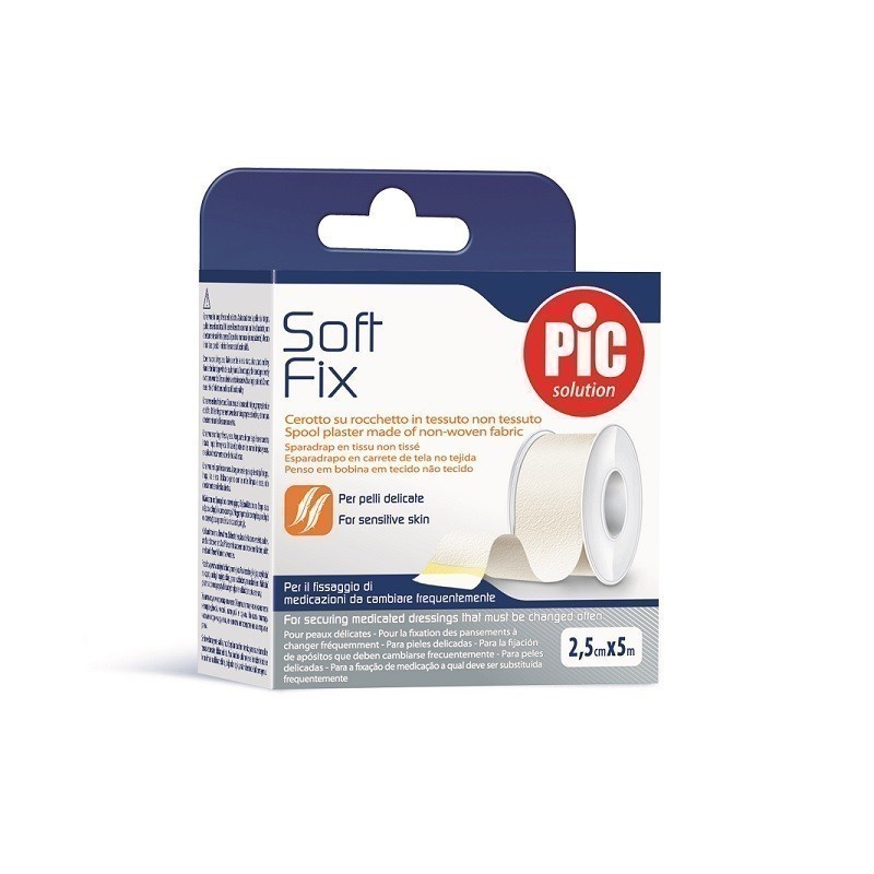 Pic Soft Fix Plaster na szpuli 2,5 cm x 5 m
