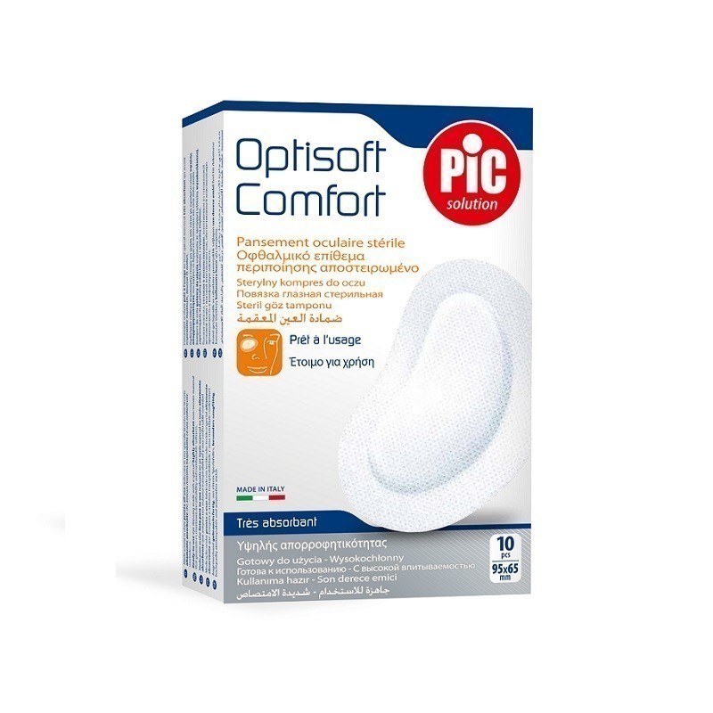 Pic Optisoft Opatrunki Okulistyczne 10 szt.