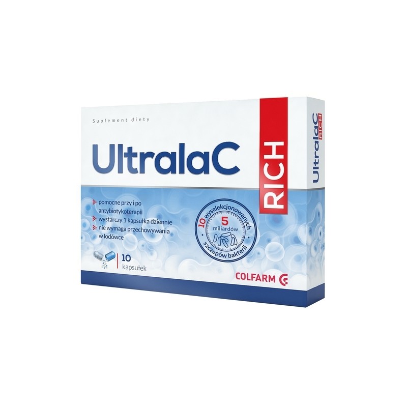 UltralaC Rich - 10 wyselekcjonowanych szczepów bakterii