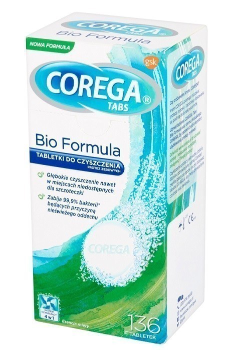 Corega Tabs Bio Formula 136 Tabletek