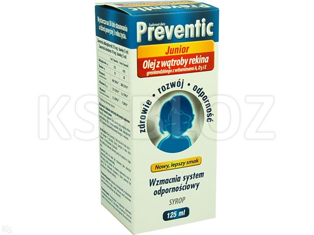 Preventic Junior olej z wątr.rekina