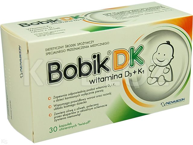 Bobik DK (Witamina D3+K1)