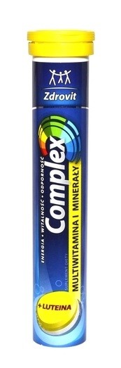Zdrovit Complex Multiwitamina i Minerały + Luteina 24 Tabletki Musujące