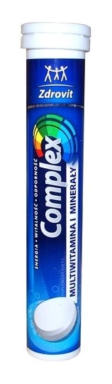 Zdrovit Complex Multiwitamina i Minerały 24 Tabletki Musujące