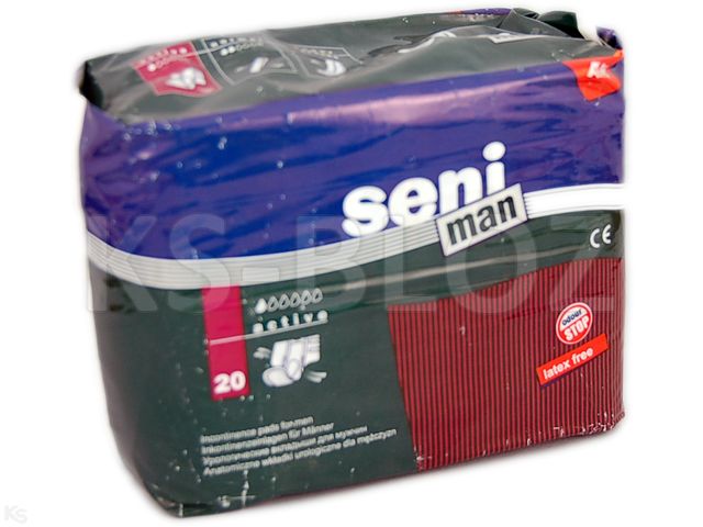 Seni Man Active Wkładki Urologiczne 20 sztuk