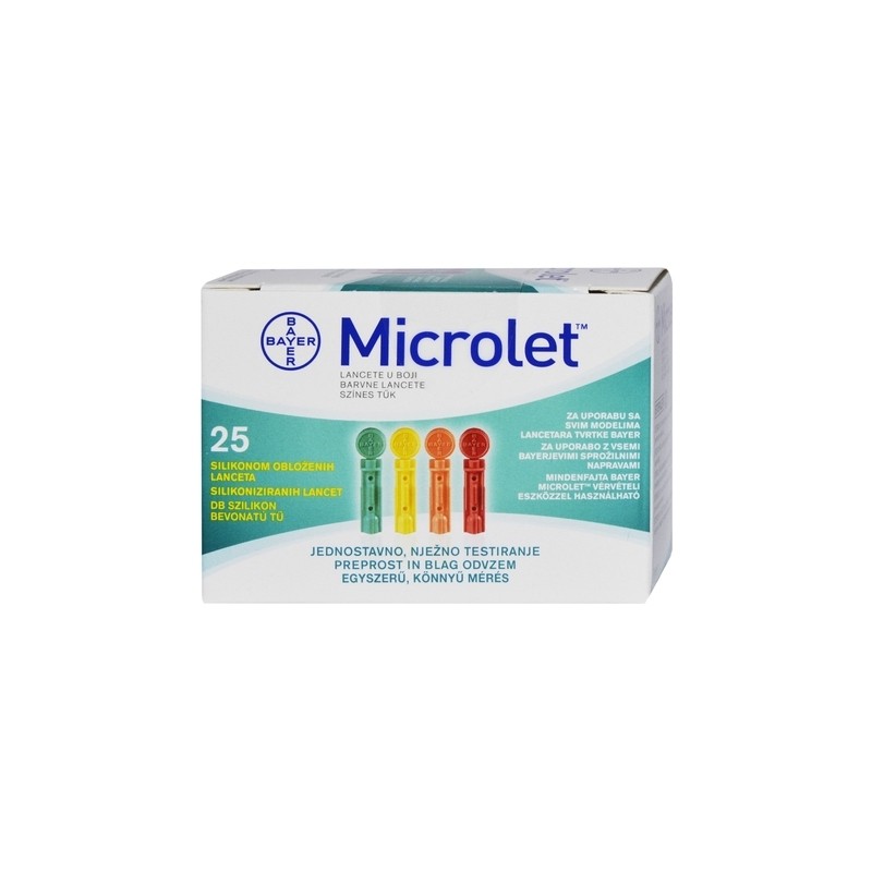 Bayer Ascensia Microlet Lancety 25 szt.