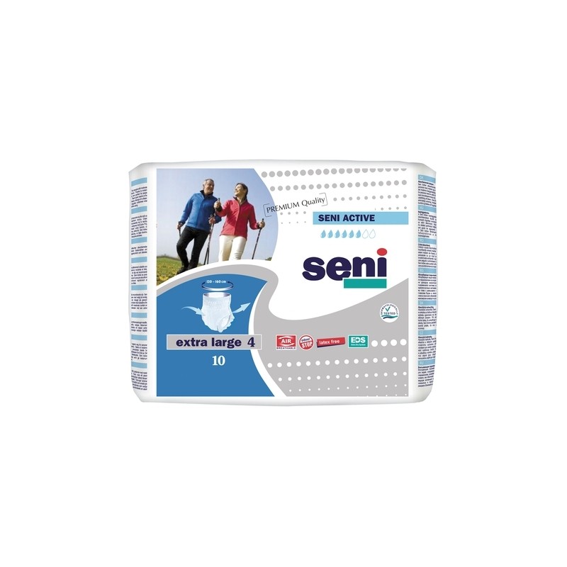 Seni Active Extra Large Majtki Chłonne 10 sztuk