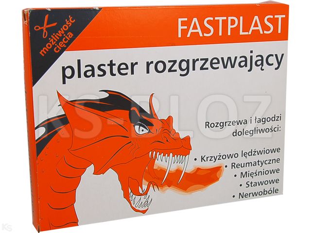 Fastplast plaster rozgrzewający 50szt.