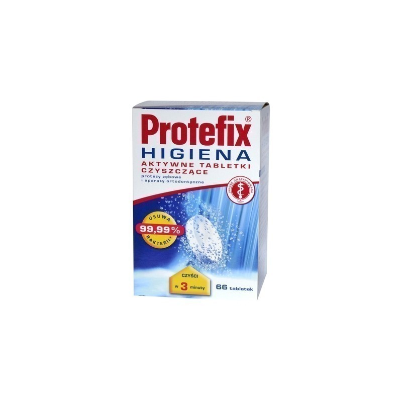 Protefix Tabletki do czyszczenia protez 66 Sztuk
