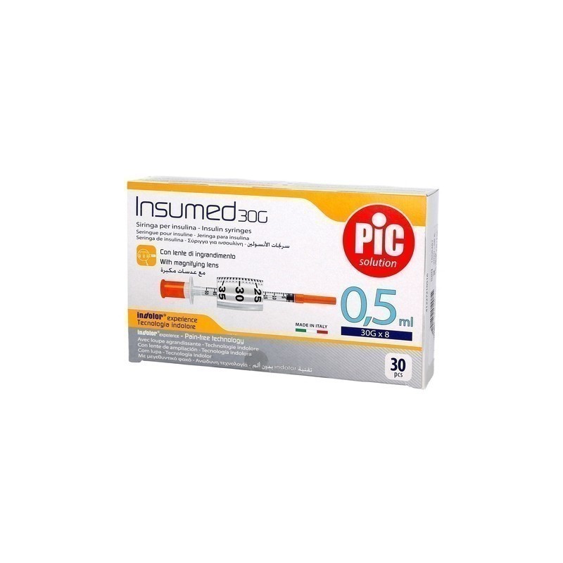 Strzykawka INSUMED 0,5 ml 30G x 8 mm