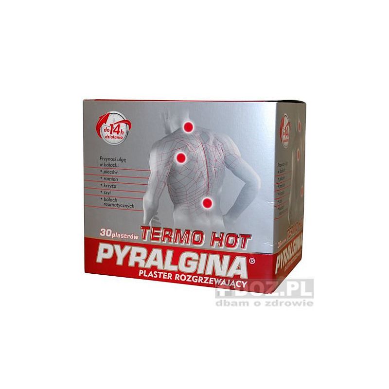 PYRALGINA TERMO HOT Plaster silnie rozgrzew.
