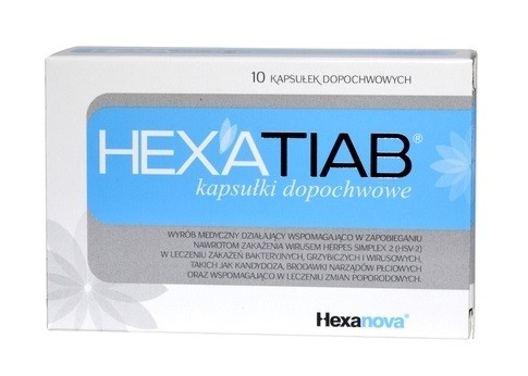 Hexatiab 10 Kapsułek Dopochwowych